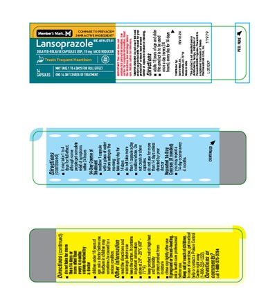 Principal Display Panel (Lansoprazole 15mg Container)